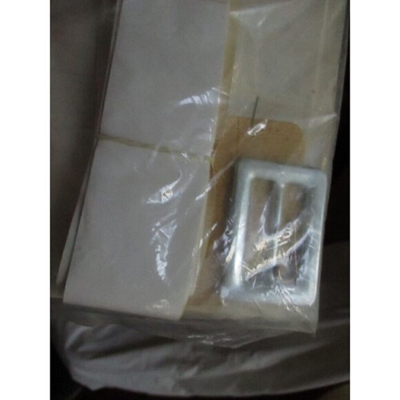 Vintage 1960's Belt Kit Hiphug Hiphugger E-Z Sewing Vinyl White True Mod Garage - Picture 6 of 6